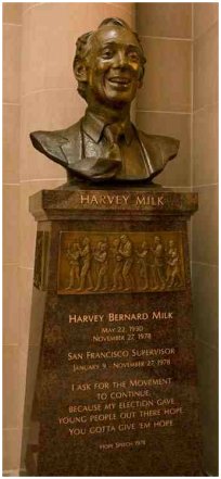 Harvey Milk bust