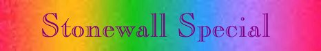 Stonewall banner