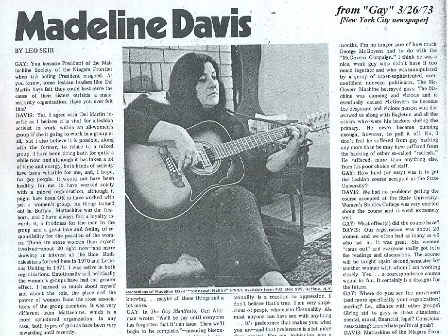 Gay, 3/26/73 part 1